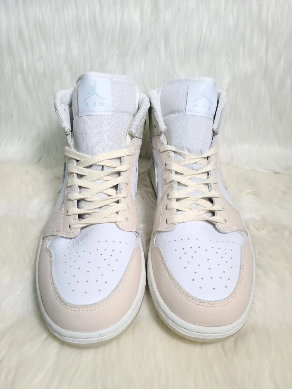 Nike Air Jordan 1 Mid SE White Sea Glass Pink Men 10 NEW